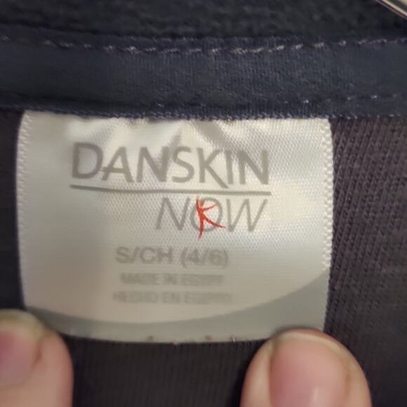 Danskin Lime Green Quarter Zip Fleece, S - Picture 4 of 5